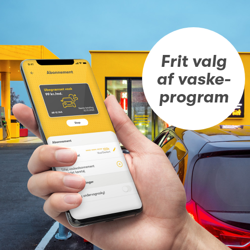 Ubegrænset bilvask – kun 99 kr./md.
